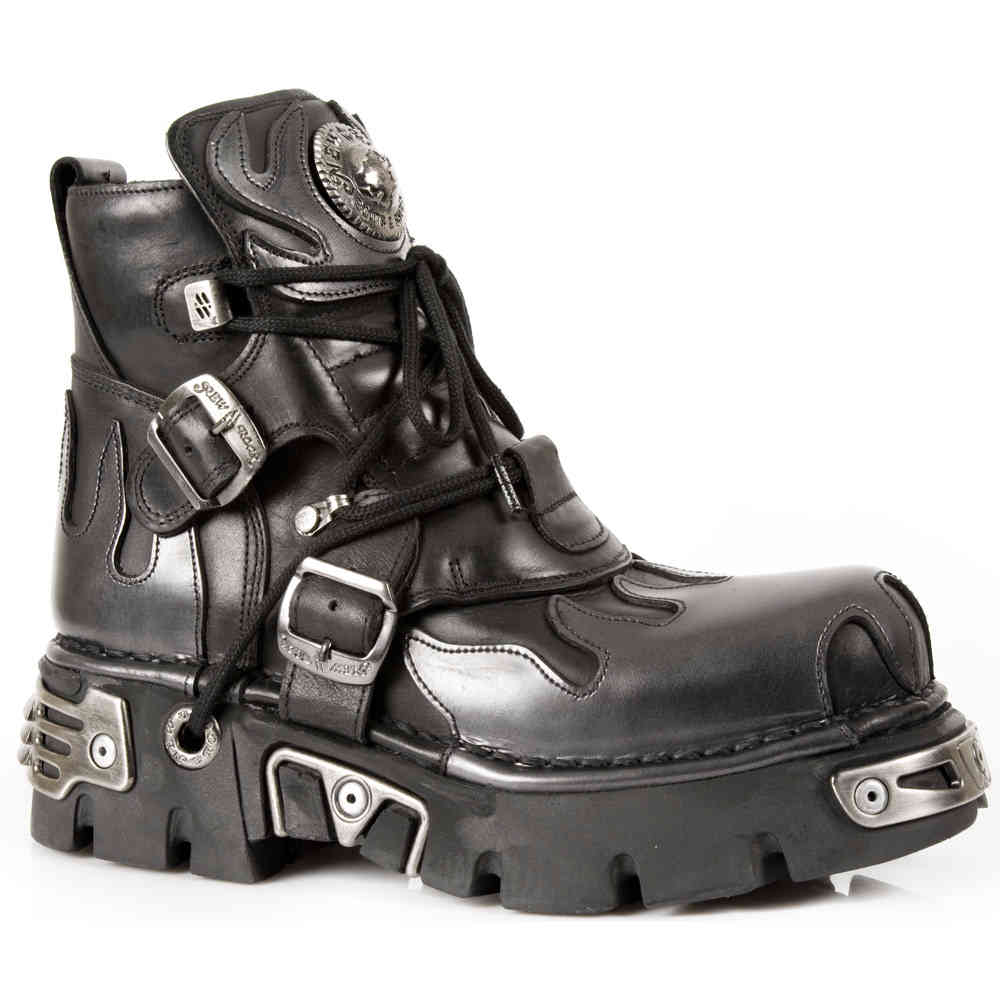 New Rock - M.288-S2 Platform Boots - Black